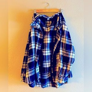 NWOT Old Navy Plaid Flannel XL